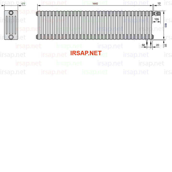 Радиатор IRSAP Tesi 50600/32 T25 CL 01